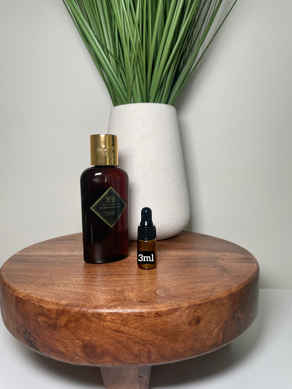 Custom Body Oil Sample Bundle | Brown Sugar Babe 3ml Dropper Set (5-Piece)